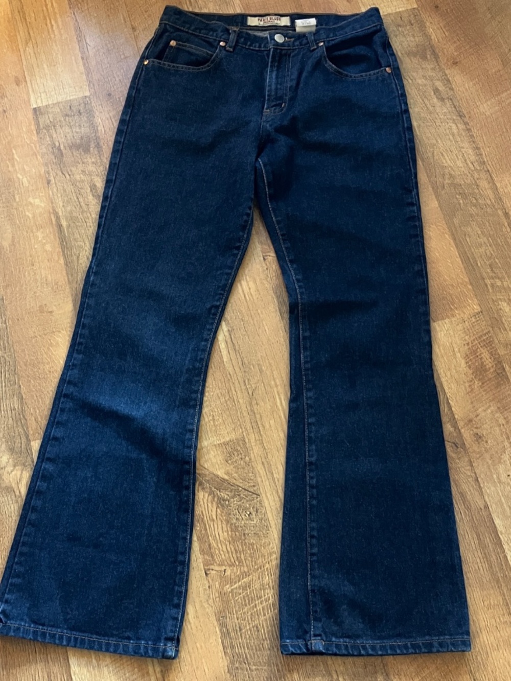 Paris Blues Vintage Y2K Boot Cut/flare Mid Rise Women’s Jeans 100% Cotton